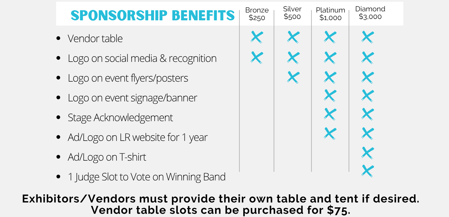 Battle of the Bands Sponsorship