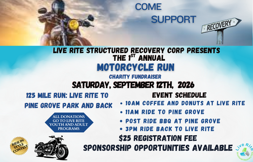 1st Annual Motorcycle Run Charity Fundraiser