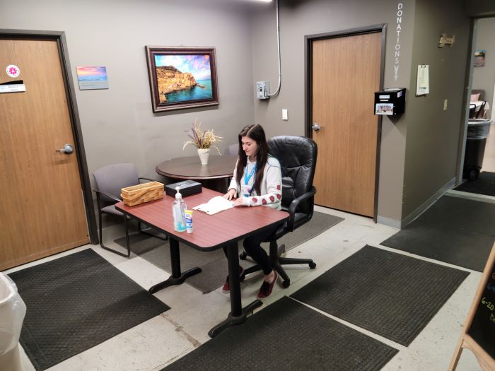 Meeting Area Entrance